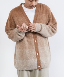 UNDECORATED（アンデコレイテッド）の「UNDECORATED アンデコレイテッド / Baby Alpaca Gradation Cardigan ベイビーアルパカ グラデーションカーディガン / UDF23808（カーディガン/ボレロ）」