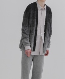 UNDECORATED（アンデコレイテッド）の「UNDECORATED アンデコレイテッド / Baby Alpaca Gradation Cardigan ベイビーアルパカ グラデーションカーディガン / UDF23808（カーディガン/ボレロ）」