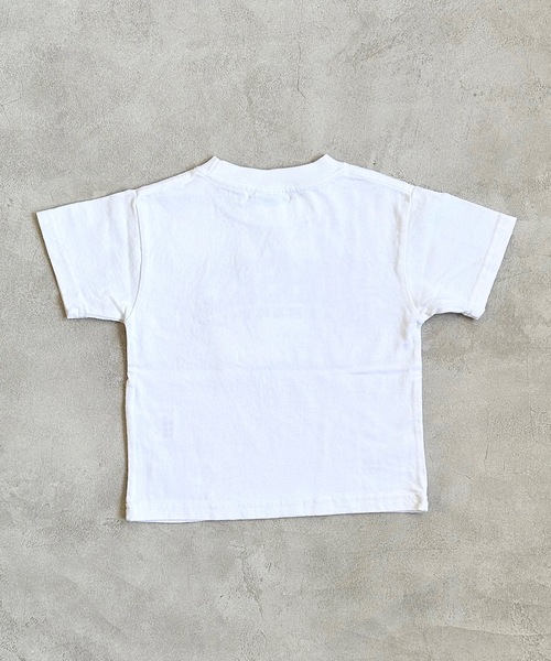 Russell Athletic（ラッセルアスレティック）の「【RUSSELL】プリントTee(100～150cm)（Tシャツ/カットソー・キッズ・チャコール/ラベンダー/マスタード/グリーン/ブラウン/ライトブルー/オフホワイト/杢グレー・100/110/120/130/140/150）」の9枚目の写真