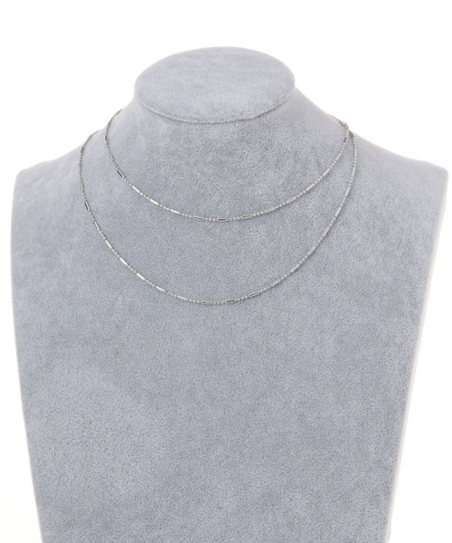 LEPSIM（レプシィム）の「マンテルロングネックレス　194624（ネックレス・レディース・チャコールグレー/グレー/ベージュ・ONE SIZE）」の7枚目の写真