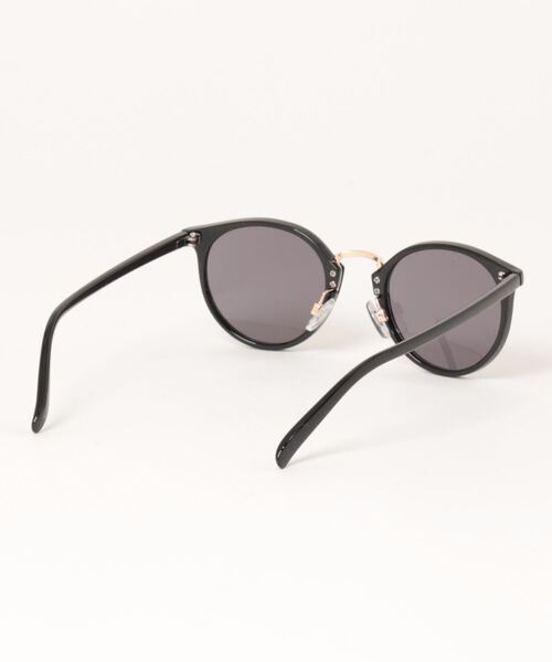 Settimissimo（セッティミッシモ）の「UVカットフロントメタルボストンサングラス（サングラス・レディース・ブラック/ブラウン・FREE）」の4枚目の写真