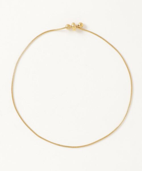 muku（ムク）の「金属アレルギー対応 ロープチェーンアンクレット/サージカルステンレス/316L（アンクレット・レディース・ゴールド・FREE）」の8枚目の写真