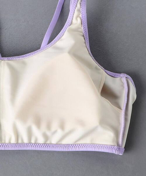 UNITED ARROWS（ユナイテッドアローズ）の「＜PROTAGONISTA＞ビキニ（水着・レディース・オフホワイト/ライラック・FREE）」の9枚目の写真