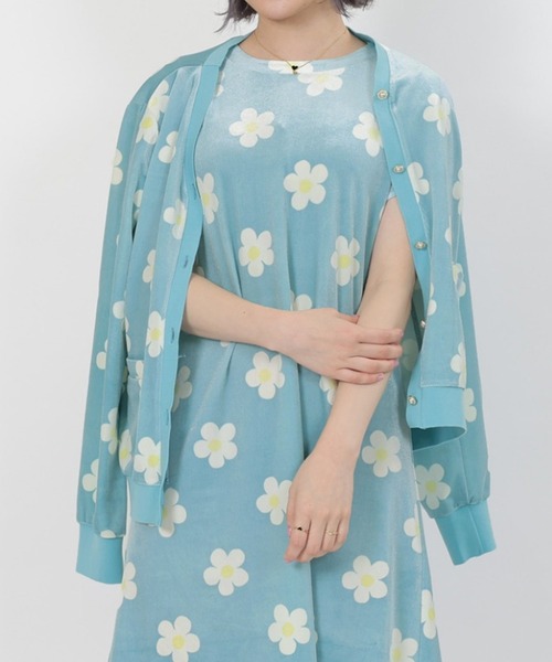 専用出品　MARY QUANT  lovot  デイジーベロアカットソー デイジーベロアプリントカットソー(ボルドー) | LOVOT ウェブストア