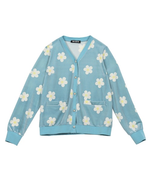 MARY QUANT（マリークワント）の「フリーハンドフラワーベロア