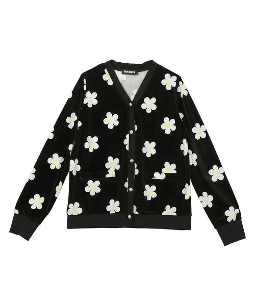 MARY QUANT（マリークワント）の「フリーハンドフラワーベロア