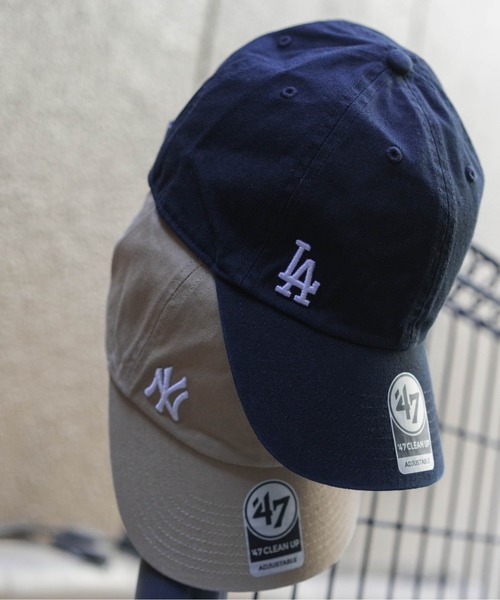 '47（フォーティーセブン）の「【 ’47BRAND / フォーティーセブンブランド 】 CLEAN UP CAP クリーンナップキャップ サイドロゴ（キャップ・メンズ・パープル/カーキ/ピンク/ネイビー系3/ネイビー系1/ネイビー系2/ブラック/ベージュ/ライトグレー/ホワイト・FREE）」の20枚目の写真