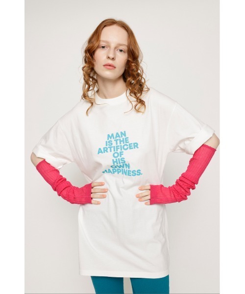 SLY(スライ)の「SHEER ARM SLEEVE シアー アームスリーブ アームウォーマー アームカバー 透け(アームカバー・レディース・ブラック/ピンク・FREE)」の1枚目の写真