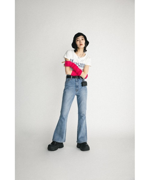 SLY(スライ)の「SHEER ARM SLEEVE シアー アームスリーブ アームウォーマー アームカバー 透け(アームカバー・レディース・ブラック/ピンク・FREE)」の12枚目の写真