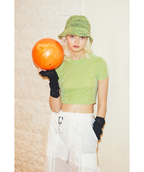 SLY(スライ)の「SHEER ARM SLEEVE シアー アームスリーブ アームウォーマー アームカバー 透け(アームカバー・レディース・ブラック/ピンク・FREE)」の16枚目の写真