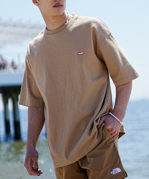 CHUMS（チャムス）の「【ムラサキスポーツ別注】CHUMS/チャムス ヘビーウエイト オーバーサイズ バックプリントTシャツ/クルーネック コットンT CH01-2247（Tシャツ/カットソー・メンズ・ベージュ/ホワイト/ブラック・M/S/L/XL）」の17枚目の写真