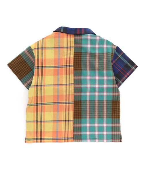 BREEZE(ブリーズ)の「3柄オープンカラーシャツ(シャツ/ブラウス・キッズ・レインボー/キナリ/インディゴブルー・120/110/140/90/130/100/80)」の11枚目の写真