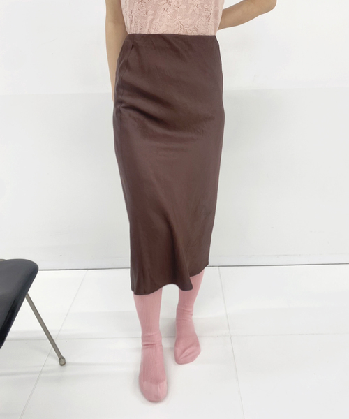 Bresciani（ブレシアニ）の「【BRESCIANI/ブレッシアーニ】コットンリブ ニーハイソックス（ソックス/靴下・レディース・レッド/ピンク/ネイビー・MEDIUM）」の9枚目の写真