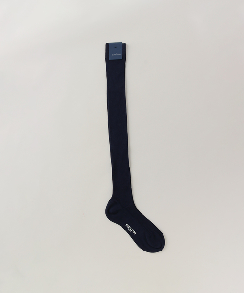 Bresciani（ブレシアニ）の「【BRESCIANI/ブレッシアーニ】コットンリブ ニーハイソックス（ソックス/靴下・レディース・レッド/ピンク/ネイビー・MEDIUM）」の7枚目の写真