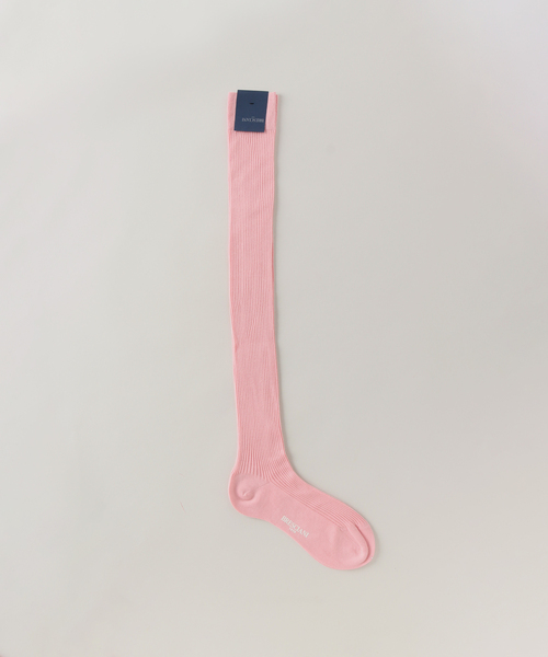 Bresciani（ブレシアニ）の「【BRESCIANI/ブレッシアーニ】コットンリブ ニーハイソックス（ソックス/靴下・レディース・レッド/ピンク/ネイビー・MEDIUM）」の17枚目の写真