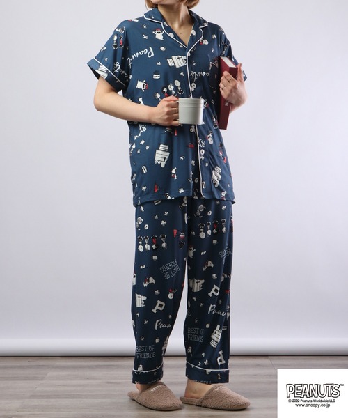uni's room■Couple スヌーピーパジャマセット IN-AW23-04 uni's room□Couple スヌーピーパジャマセット IN-AW23-03MK
