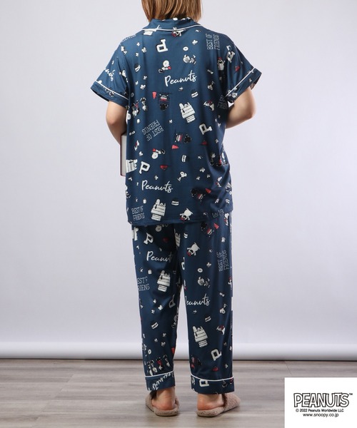 セール】PEANUTS スヌーピー パジャマ セットアップ ベア天竺（ルーム