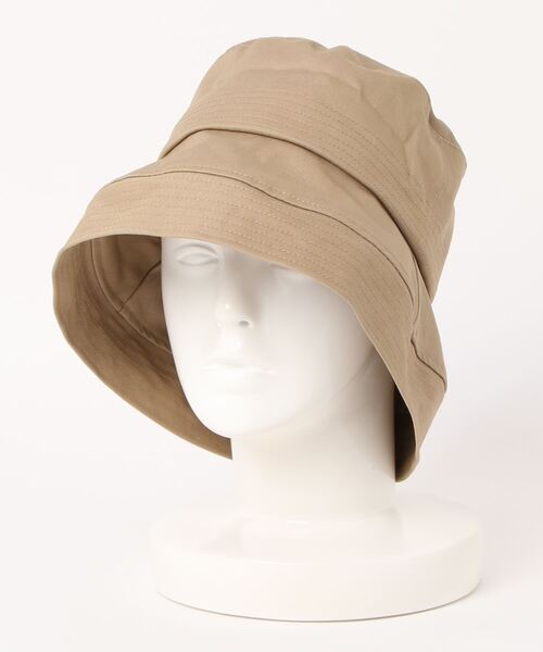 Three Four Time（ｽﾘｰﾌｫｰﾀｲﾑ）の「UVカツラギセーラーハット（ハット・レディース・ブラック/ライトブラウン・FREE）」の6枚目の写真