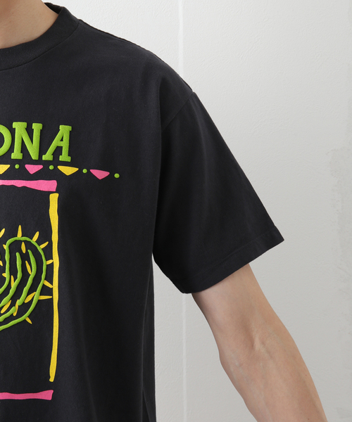 WESTOVERALLS（ウエストオーバーオールズ）の「【WESTOVERALLS / ウェストオーバーオールズ】ARIZONA NEON T（Tシャツ/カットソー・メンズ・ブラック・LARGE）」の8枚目の写真