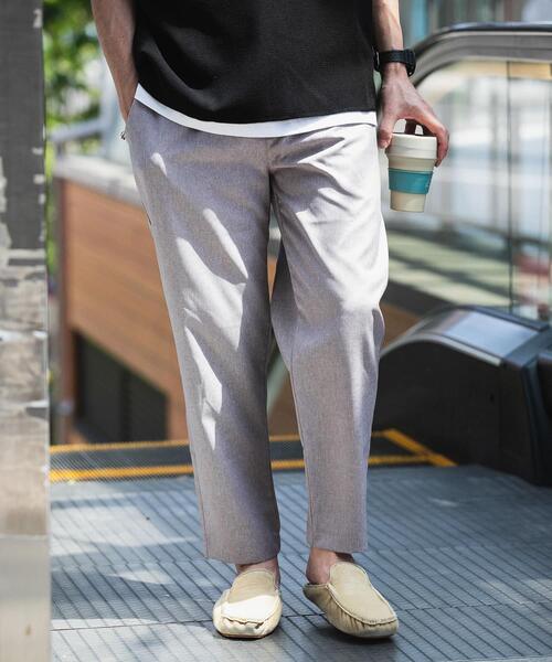 ITEMS URBANRESEARCH（アイテムズ アーバンリサーチ）の「エステルトロ イージーテーパードパンツ（その他パンツ・メンズ・グレー/ブラック/ブラウン/ブルー・MEDIUM/LARGE）」の7枚目の写真
