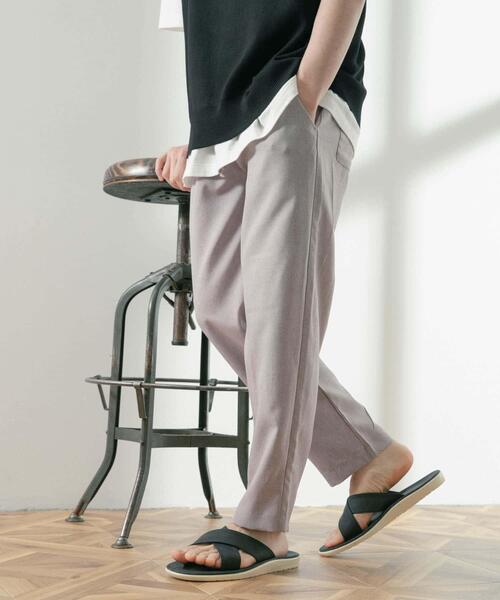 ITEMS URBANRESEARCH（アイテムズ アーバンリサーチ）の「エステルトロ イージーテーパードパンツ（その他パンツ・メンズ・グレー/ブラック/ブラウン/ブルー・MEDIUM/LARGE）」の10枚目の写真