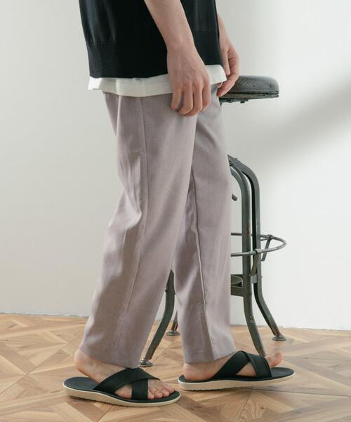 ITEMS URBANRESEARCH（アイテムズ アーバンリサーチ）の「エステルトロ イージーテーパードパンツ（その他パンツ・メンズ・グレー/ブラック/ブラウン/ブルー・MEDIUM/LARGE）」の12枚目の写真