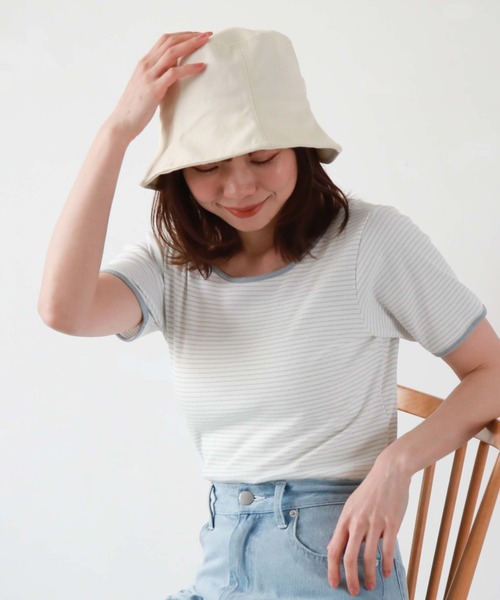 archives（アルシーヴ）の「バケットハット（ハット・レディース・アイボリー/ブラック/ベージュ・FREE）」の4枚目の写真