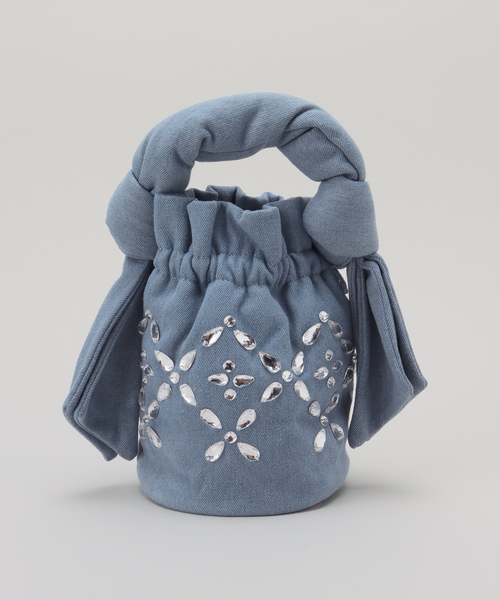 【GANNI（ガニー）】Occasion Top Handle Bag セール】国内入荷済み♪Ganni Occasion Ruched Top Handle Bag