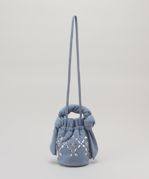セール】【GANNI / ガニー】Occasion Top Handle Bag Embellishm