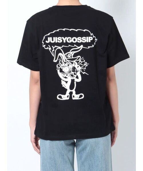 GYDA（ジェイダ）の「【WEB限定】PAPARAZZI BUNNY ロゴTシャツ（Tシャツ/カットソー・レディース・ブラック/オフホワイト/オレンジ・FREE）」の19枚目の写真