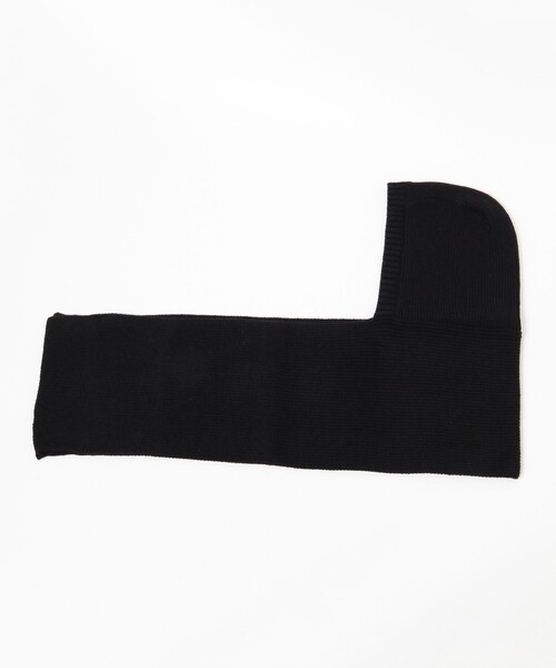 Ray BEAMS（レイビームス）の「Ray BEAMS / フード リブ マフラー（マフラー・レディース・ブラック/グレー・ONE SIZE）」の6枚目の写真