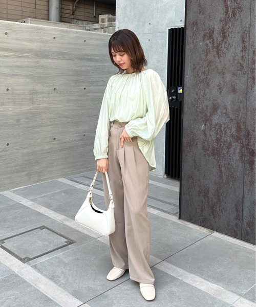 Olu.（オルドット）の「トライアングル2wayバッグ（ハンドバッグ・レディース・アイボリー/ベージュ/ピンク・FREE）」の16枚目の写真