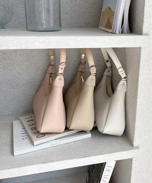 Olu.（オルドット）の「トライアングル2wayバッグ（ハンドバッグ・レディース・アイボリー/ベージュ/ピンク・FREE）」の18枚目の写真