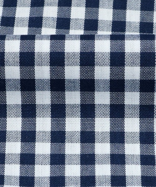 TOKYO SHIRTS（トウキョウシャツ）の「形態安定ノーアイロン ボタンダウン 半袖ビジネスワイシャツ（ビジネスシャツ・メンズ・ネイビー・首回り42cm/首回り37cm/首回り39cm/首回り41cm/首回り43cm）」の3枚目の写真