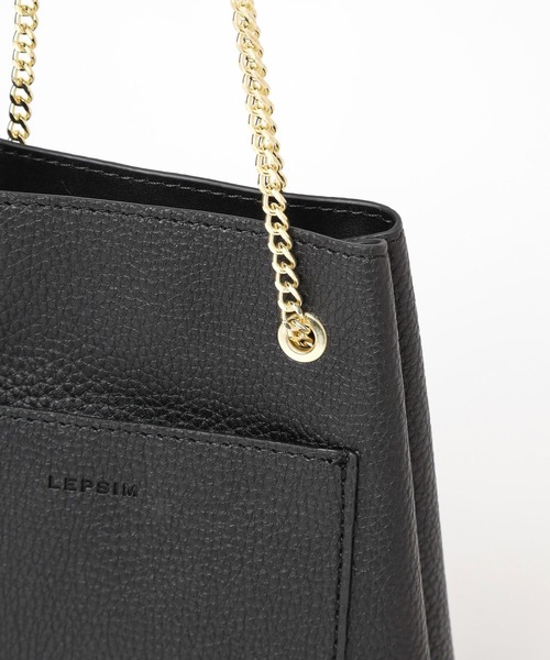LEPSIM(レプシィム)の「チェーンヅカイミニショルダー 909103(ショルダーバッグ・レディース・ブラック/ダークベージュ/ガンメタ・ONE SIZE)」の19枚目の写真