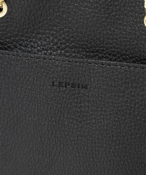 LEPSIM(レプシィム)の「チェーンヅカイミニショルダー 909103(ショルダーバッグ・レディース・ブラック/ダークベージュ/ガンメタ・ONE SIZE)」の21枚目の写真