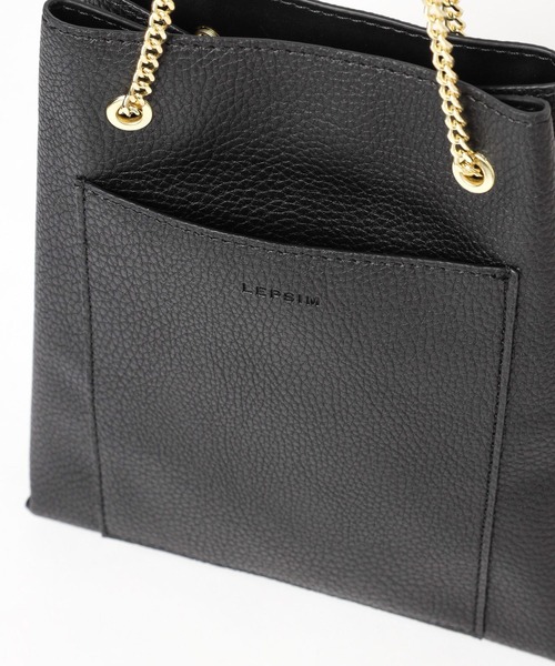 LEPSIM(レプシィム)の「チェーンヅカイミニショルダー 909103(ショルダーバッグ・レディース・ブラック/ダークベージュ/ガンメタ・ONE SIZE)」の22枚目の写真