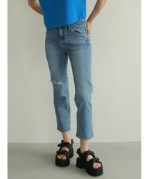 Straight type denim