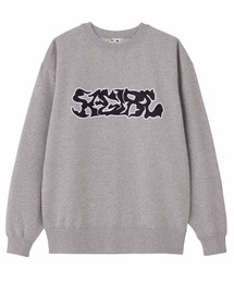 X-girl | SQUISHY LOGO PATCH CREWNECK SWEAT TOP(スウェット)