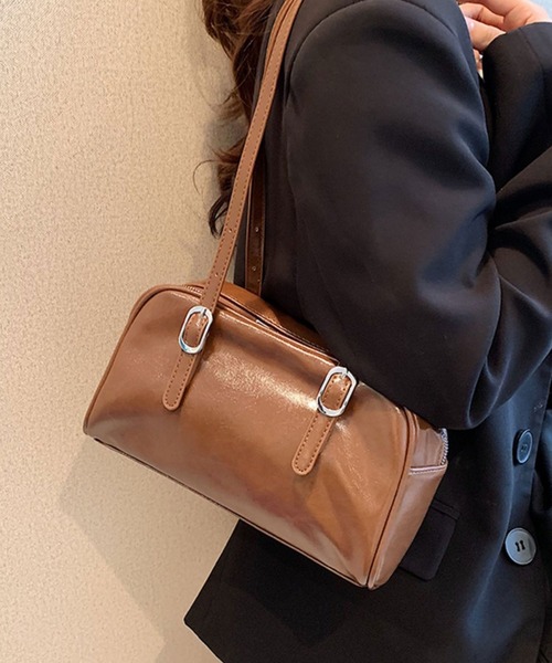 Chick(チック)の「ミニハンドバック ボストン ホーボーバッグ(ハンドバッグ・メンズ・ブラック/ブラウン/ホワイト・ONE SIZE)」の3枚目の写真