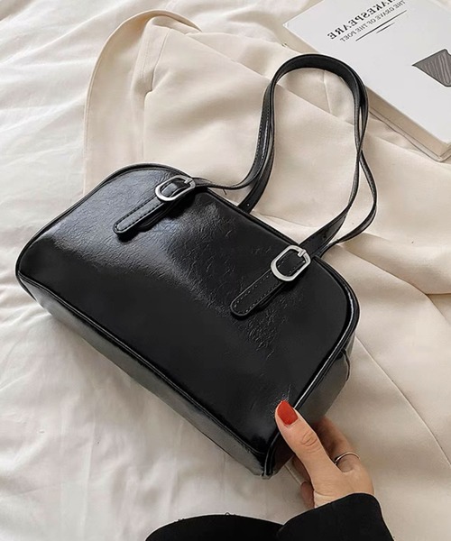 Chick(チック)の「ミニハンドバック ボストン ホーボーバッグ(ハンドバッグ・メンズ・ブラック/ブラウン/ホワイト・ONE SIZE)」の4枚目の写真