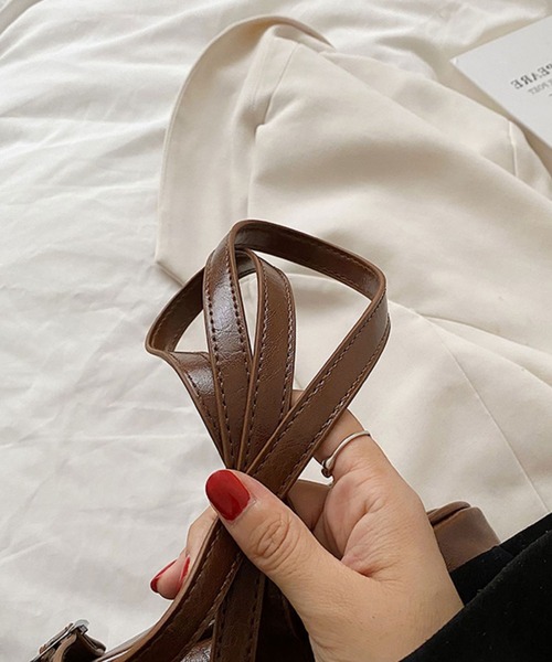 Chick(チック)の「ミニハンドバック ボストン ホーボーバッグ(ハンドバッグ・メンズ・ブラック/ブラウン/ホワイト・ONE SIZE)」の14枚目の写真