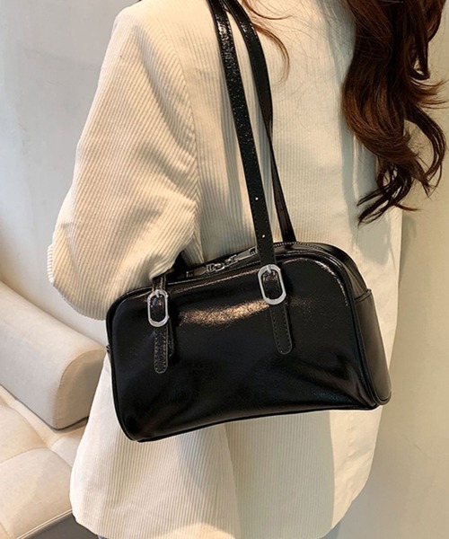 Chick(チック)の「ミニハンドバック ボストン ホーボーバッグ(ハンドバッグ・メンズ・ブラック/ブラウン/ホワイト・ONE SIZE)」の10枚目の写真