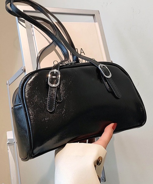 Chick(チック)の「ミニハンドバック ボストン ホーボーバッグ(ハンドバッグ・メンズ・ブラック/ブラウン/ホワイト・ONE SIZE)」の15枚目の写真