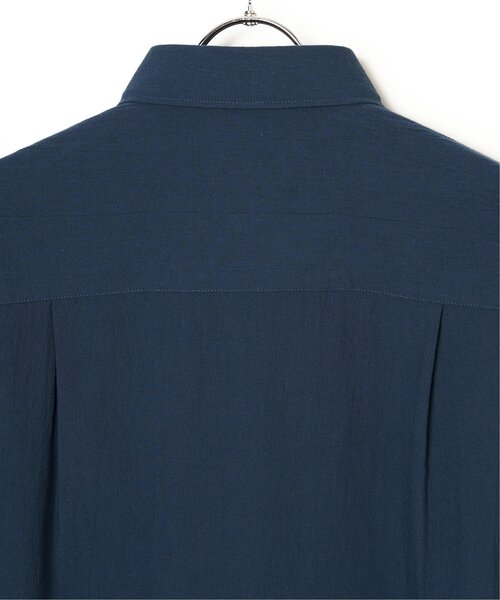 ikka（イッカ）の「7分袖楊柳パイピングシャツ（シャツ/ブラウス・メンズ・ワイン/ネイビー/グリーン・S/M/L/XL）」の12枚目の写真