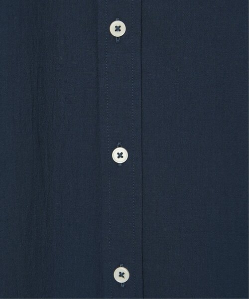 ikka（イッカ）の「7分袖楊柳パイピングシャツ（シャツ/ブラウス・メンズ・ワイン/ネイビー/グリーン・S/M/L/XL）」の8枚目の写真