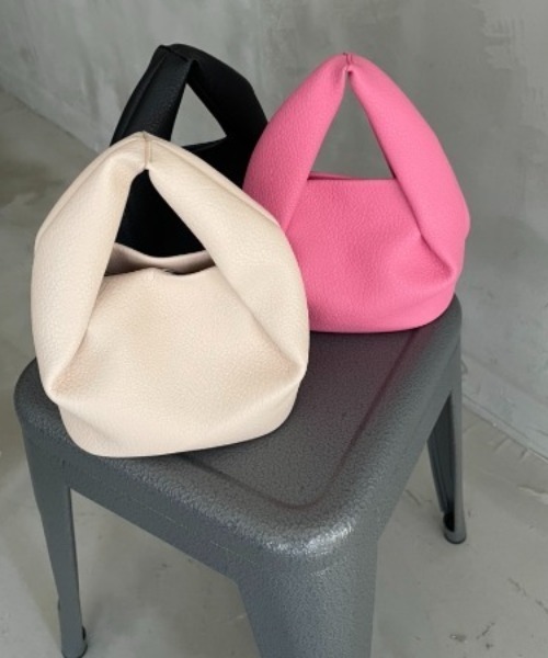 Solace(ソレイス)の「2WAYミニBAG/ショルダー付き(ショルダーバッグ・レディース・ホワイト/ピンク/ブラック・FREE)」の2枚目の写真