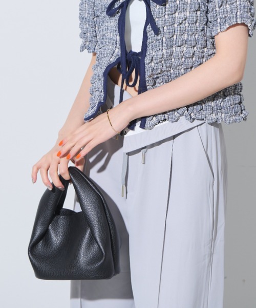Solace(ソレイス)の「2WAYミニBAG/ショルダー付き(ショルダーバッグ・レディース・ホワイト/ピンク/ブラック・FREE)」の8枚目の写真