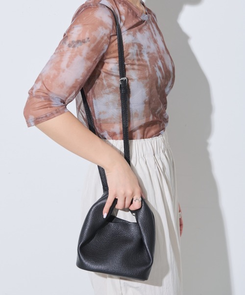 Solace(ソレイス)の「2WAYミニBAG/ショルダー付き(ショルダーバッグ・レディース・ホワイト/ピンク/ブラック・FREE)」の12枚目の写真