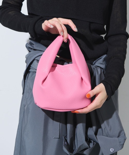 Solace(ソレイス)の「2WAYミニBAG/ショルダー付き(ショルダーバッグ・レディース・ホワイト/ピンク/ブラック・FREE)」の7枚目の写真